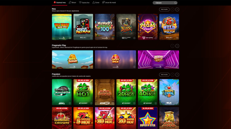 Pokerstars cazino online